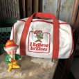 画像10: 80s Vintage Advertising Keebler Elf “ I Believe in Elves ” Canvas Tote Bag (B763) 　