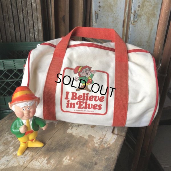 画像10: 80s Vintage Advertising Keebler Elf “ I Believe in Elves ” Canvas Tote Bag (B763)