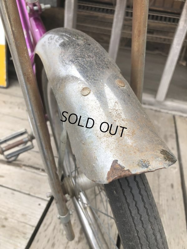 画像9:  【店舗引き取り限定】70s Vintage American Flyer Purple Muscle Bicycle 20" Bicycle (B766)