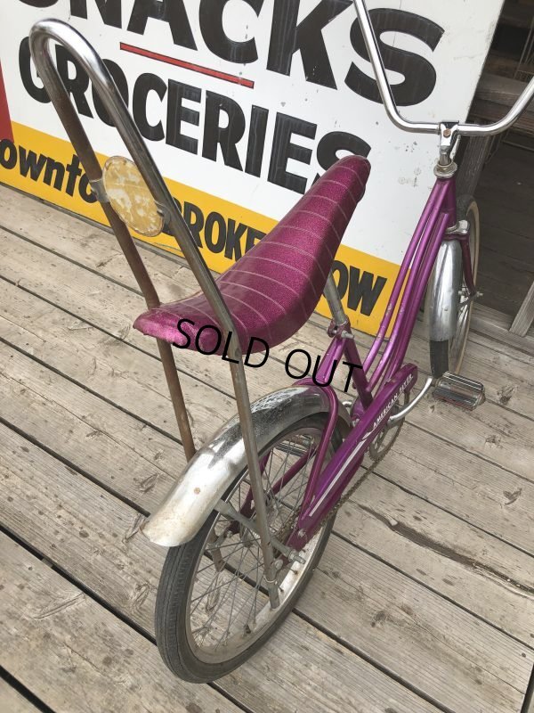 画像15:  【店舗引き取り限定】70s Vintage American Flyer Purple Muscle Bicycle 20" Bicycle (B766)