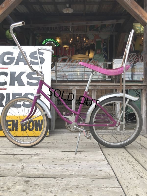 画像20:  【店舗引き取り限定】70s Vintage American Flyer Purple Muscle Bicycle 20" Bicycle (B766)