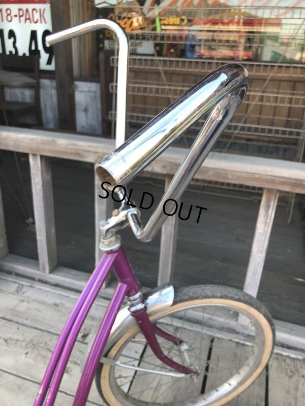 画像14:  【店舗引き取り限定】70s Vintage American Flyer Purple Muscle Bicycle 20" Bicycle (B766)