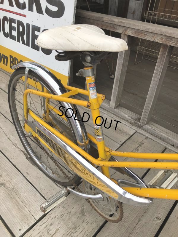 画像6:  【店舗引き取り限定】Vintage Penneys SLIGHT WEIGHT 1 Yellow 24" Bicycle (B767)