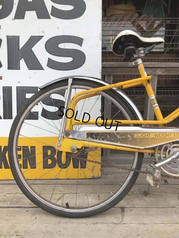 画像5:  【店舗引き取り限定】Vintage Penneys SLIGHT WEIGHT 1 Yellow 24" Bicycle (B767)