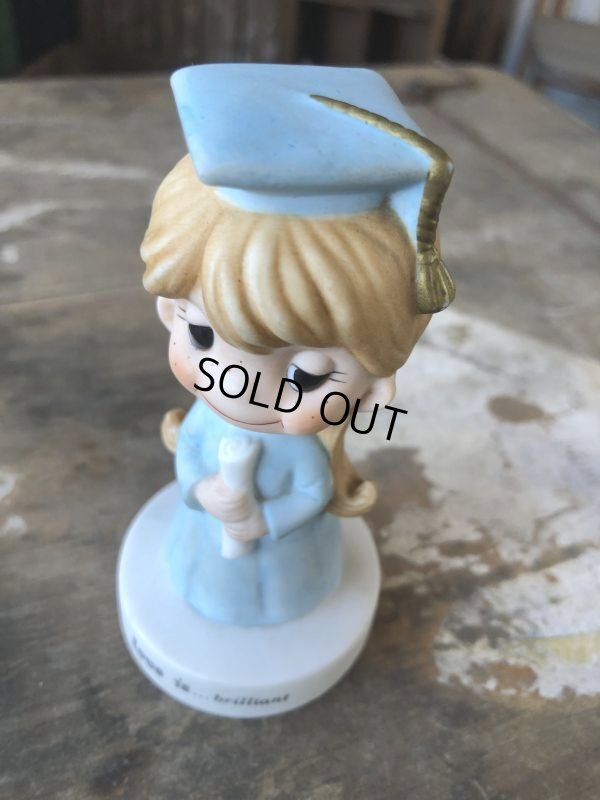 画像5: 70s Vintage Kim Casali LOVE IS FOR SHARING Ceramic Figurine (B771)