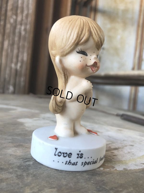 画像5: 70s Vintage Kim Casali LOVE IS FOR SHARING Ceramic Figurine (B772)