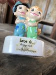 画像3: 80s Vintage Kim Casali LOVE IS FOR SHARING Ceramic Figurine (B773)