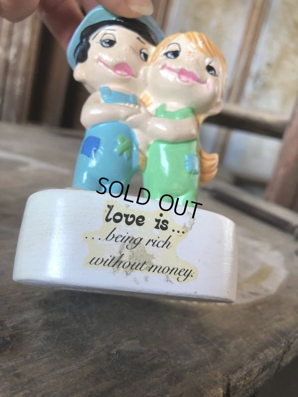 画像3: 80s Vintage Kim Casali LOVE IS FOR SHARING Ceramic Figurine (B773)
