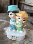 画像8: 80s Vintage Kim Casali LOVE IS FOR SHARING Ceramic Figurine (B773)