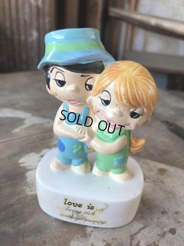 画像8: 80s Vintage Kim Casali LOVE IS FOR SHARING Ceramic Figurine (B773)