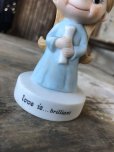 画像4: 70s Vintage Kim Casali LOVE IS FOR SHARING Ceramic Figurine (B771)