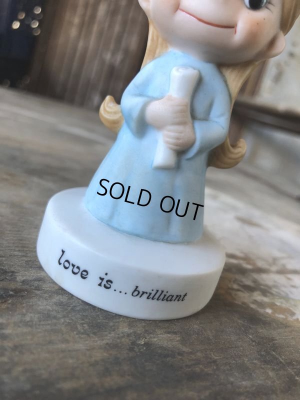 画像4: 70s Vintage Kim Casali LOVE IS FOR SHARING Ceramic Figurine (B771)