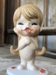 画像4: 70s Vintage Kim Casali LOVE IS FOR SHARING Ceramic Figurine (B772)