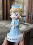 画像1: 70s Vintage Kim Casali LOVE IS FOR SHARING Ceramic Figurine (B771) (1)