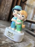 画像7: 80s Vintage Kim Casali LOVE IS FOR SHARING Ceramic Figurine (B773)