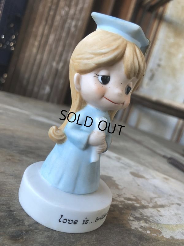 画像6: 70s Vintage Kim Casali LOVE IS FOR SHARING Ceramic Figurine (B771)