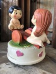 画像8: 70s Vintage Kim Casali LOVE IS FOR SHARING Ceramic Music box (B774)