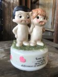 画像5: 70s Vintage Kim Casali LOVE IS FOR SHARING Ceramic Music box (B775)