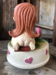 画像10: 70s Vintage Kim Casali LOVE IS FOR SHARING Ceramic Music box (B774)