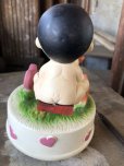 画像11: 70s Vintage Kim Casali LOVE IS FOR SHARING Ceramic Music box (B774)