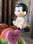 画像3: 70s Vintage Kim Casali LOVE IS FOR SHARING Ceramic Music box (B774)