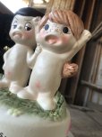 画像2: 70s Vintage Kim Casali LOVE IS FOR SHARING Ceramic Music box (B775) (2)