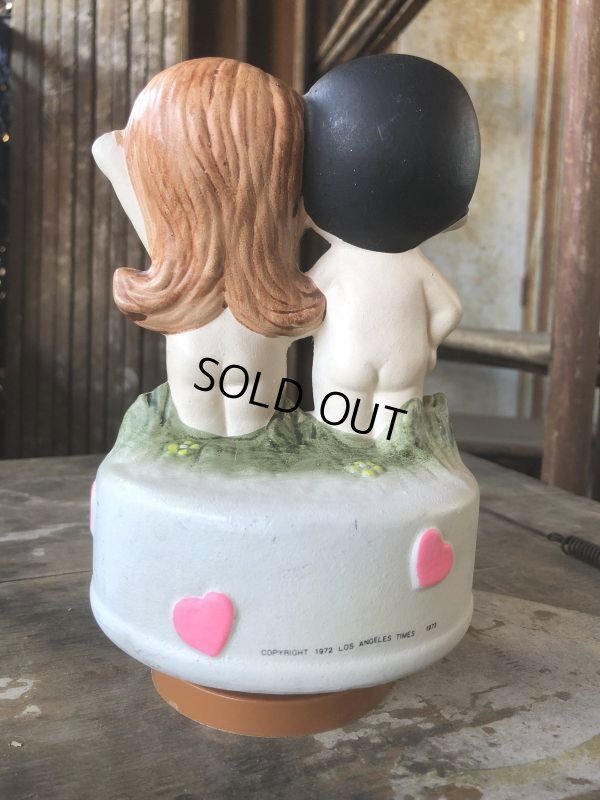 画像7: 70s Vintage Kim Casali LOVE IS FOR SHARING Ceramic Music box (B775)