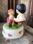 画像4: 70s Vintage Kim Casali LOVE IS FOR SHARING Ceramic Music box (B774)