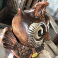 画像13: 60s Vintage Wise Winking Waving Owl Cookie Jar (B776)