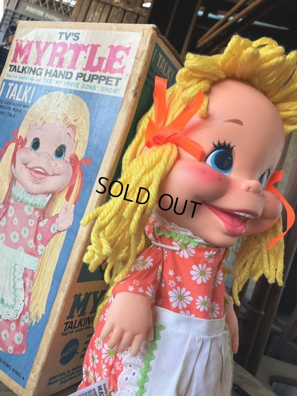 画像12: 60s Vintage MATTEL TV's MYRTLE TALKING PUPPET w/Box (B777)