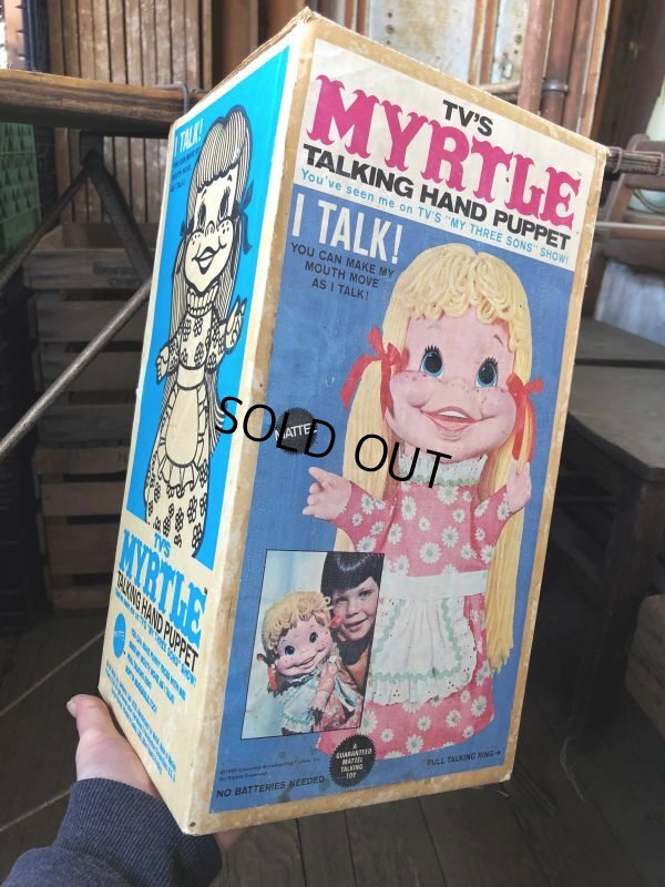画像18: 60s Vintage MATTEL TV's MYRTLE TALKING PUPPET w/Box (B777)