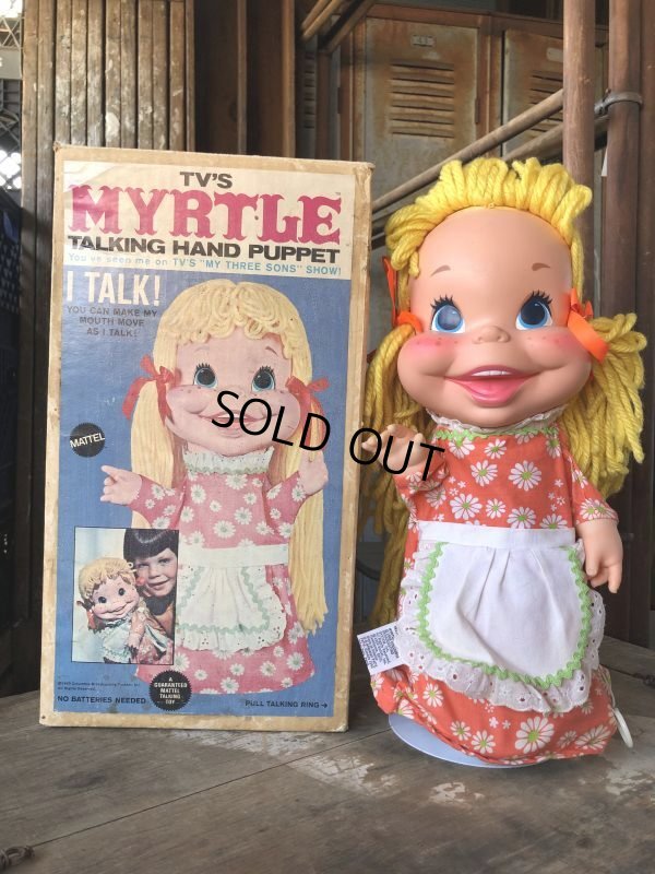 画像7: 60s Vintage MATTEL TV's MYRTLE TALKING PUPPET w/Box (B777)