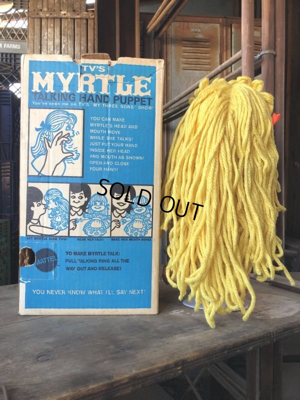 画像9: 60s Vintage MATTEL TV's MYRTLE TALKING PUPPET w/Box (B777)
