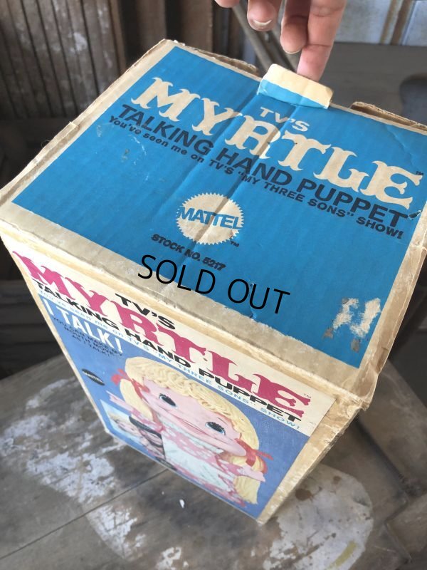 画像19: 60s Vintage MATTEL TV's MYRTLE TALKING PUPPET w/Box (B777)