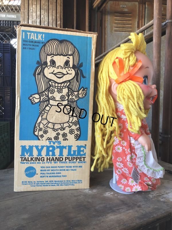 画像8: 60s Vintage MATTEL TV's MYRTLE TALKING PUPPET w/Box (B777)