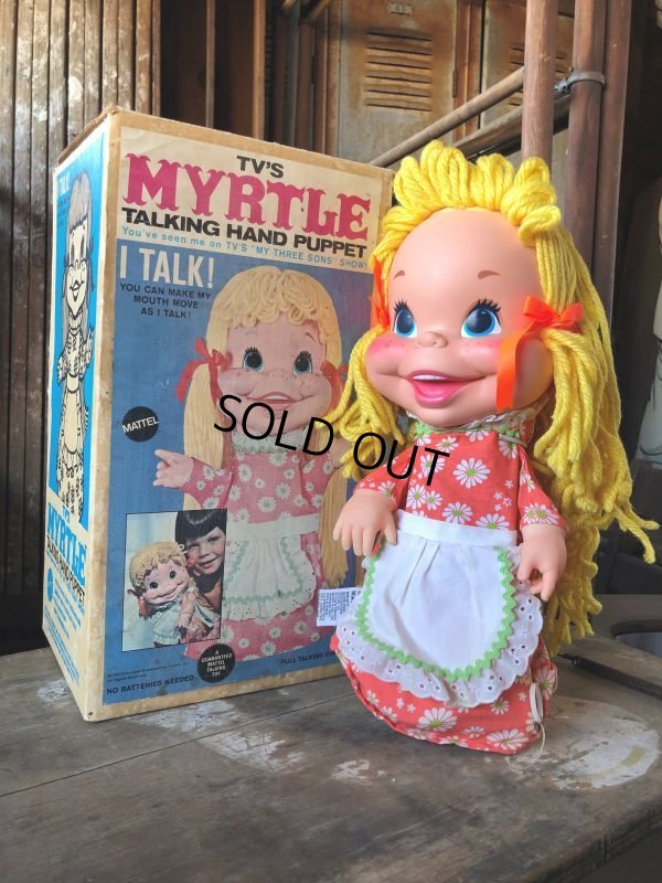 画像1: 60s Vintage MATTEL TV's MYRTLE TALKING PUPPET w/Box (B777)