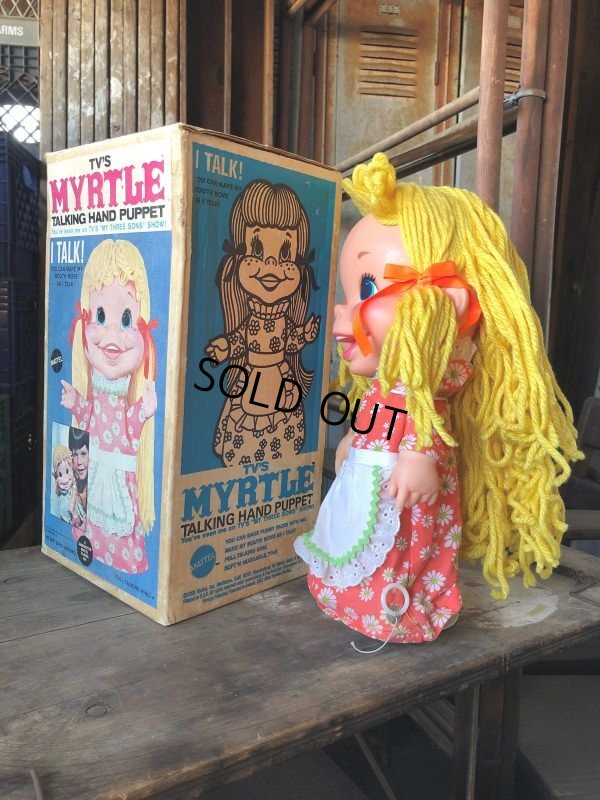 画像10: 60s Vintage MATTEL TV's MYRTLE TALKING PUPPET w/Box (B777)