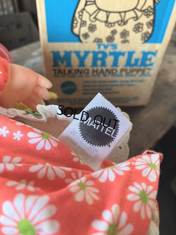 画像4: 60s Vintage MATTEL TV's MYRTLE TALKING PUPPET w/Box (B777)