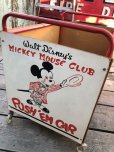 画像8: 50s Vintage Disney Mickey Mouse Club Push'Em Car Toy Box (B778)