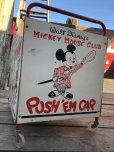 画像4: 50s Vintage Disney Mickey Mouse Club Push'Em Car Toy Box (B778)