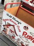 画像18: 50s Vintage Disney Mickey Mouse Club Push'Em Car Toy Box (B778)