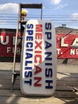 画像20: Vintage Advertising SPANISH MEXICAN SPECIALIST Store Display Sign (B779)