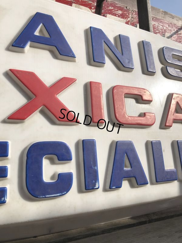 画像9: Vintage Advertising SPANISH MEXICAN SPECIALIST Store Display Sign (B779)