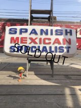 Vintage Advertising SPANISH MEXICAN SPECIALIST Store Display Sign (B779)