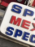 画像8: Vintage Advertising SPANISH MEXICAN SPECIALIST Store Display Sign (B779) (8)