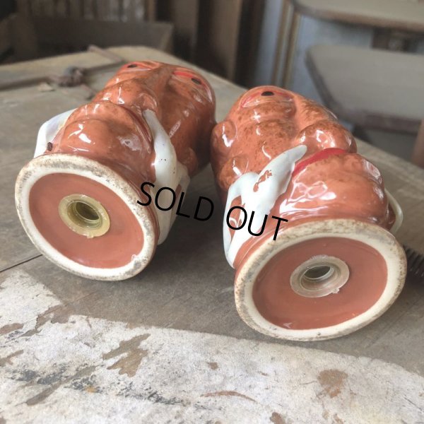 画像7:  Vintage Hawaiiana Bali Hai Shelter Island Restaurant Mr. Bali Hai Tiki S&P Shaker (B787)