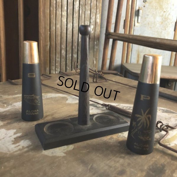 画像4:  Vintage Hawaiana ALOHA HAWAII S&P Shaker (B788)