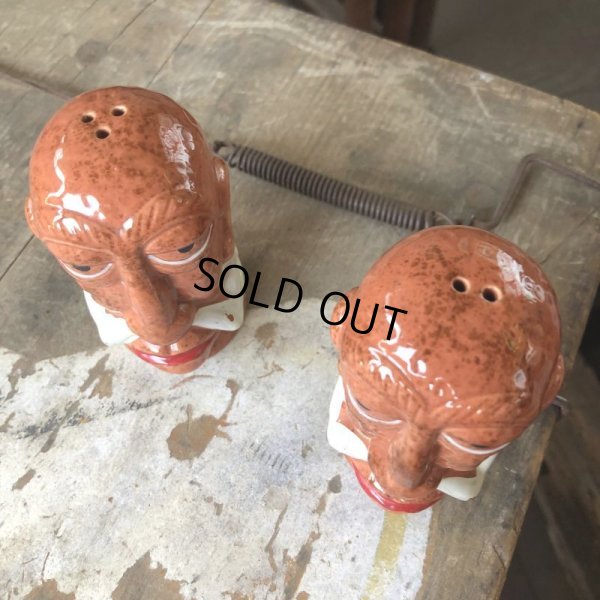 画像6:  Vintage Hawaiiana Bali Hai Shelter Island Restaurant Mr. Bali Hai Tiki S&P Shaker (B787)