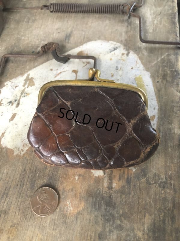 画像7: Vintage Small Leather Wallet (B794)