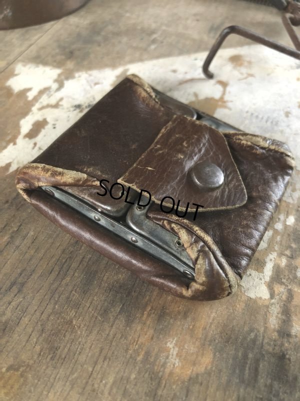 画像2: Vintage Small Leather Wallet (B792)